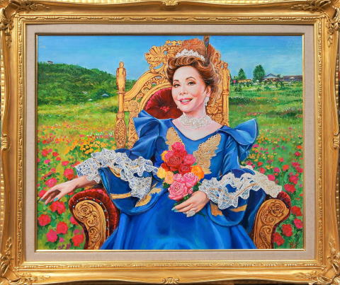 デヴィ婦人肖像画